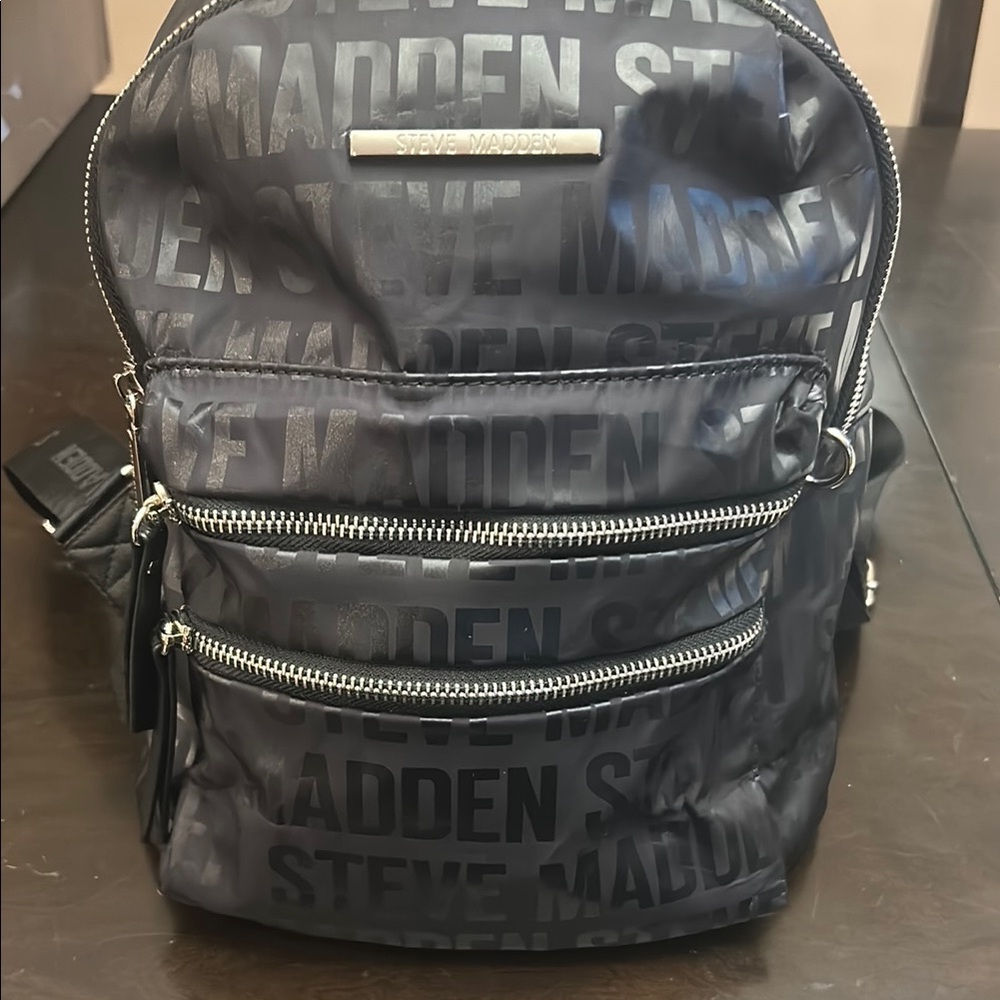 Steve Madden Black Backpack